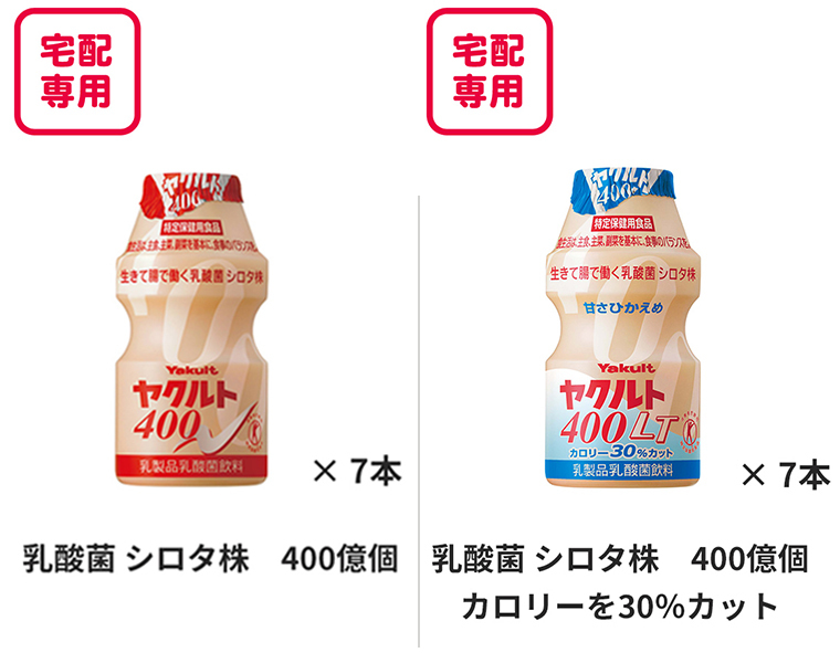 宅配専用　ヤクルト400・400LT